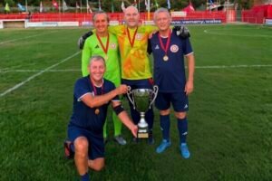 Read more about the article Four Solihull Moors Players Represent England Over 55s Masters World Cup